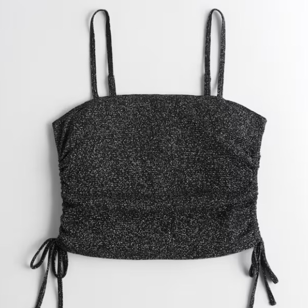 HOLLISTER SLIM CINCHED SPARKLE CAMI
